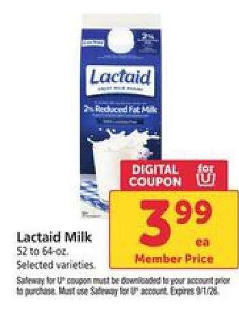 Lactaid Milk