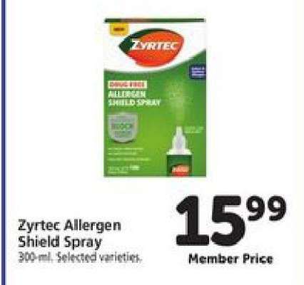 Zyrtec Allergen Shield Spray