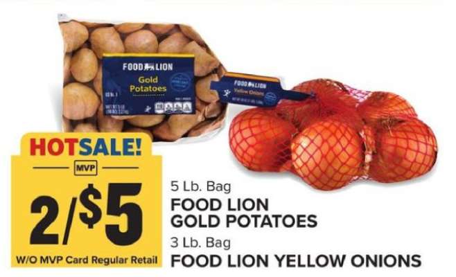 FOOD LION GOLD POTATOES