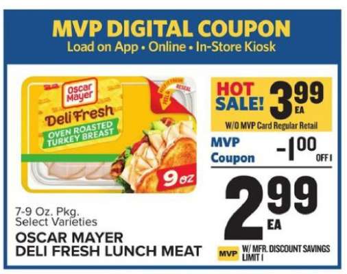 Oscar Mayer Deli Fresh Lunch Meat