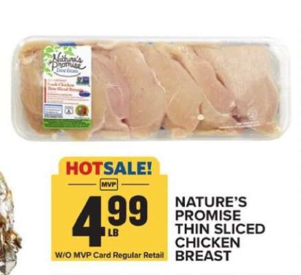 Nature's Promise Thin Sliced Chicken Breast
