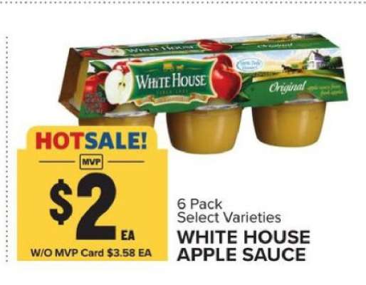 WHITE HOUSE APPLE SAUCE