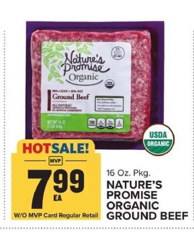 Nature's Promise Organic Ground Beef