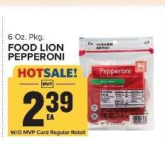 Food Lion Pepperoni