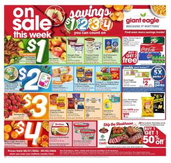 Giant Eagle Flyer - 08/27/2026 - 09/02/2026.