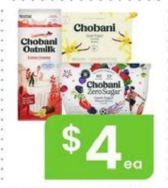 Chobani products!