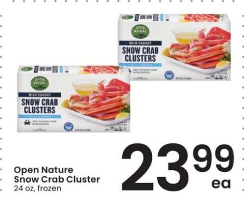 Open Nature Snow Crab Cluster