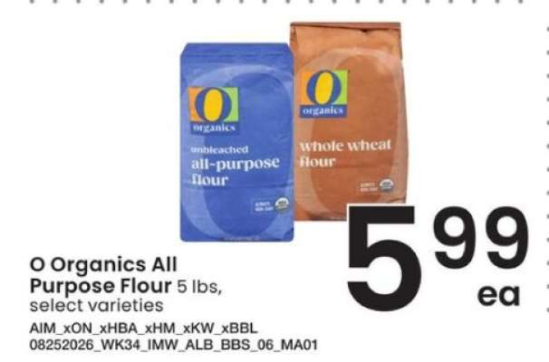 O Organics All Purpose Flour