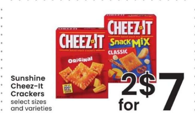 Sunshine Cheez-It Crackers