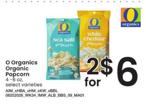 O Organics Organic Popcorn