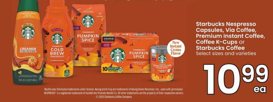 Starbucks Coffee Products