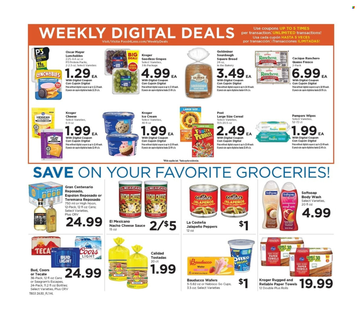 Food 4 Less ad - 08/26/2026 - 09/01/2026. Page 3