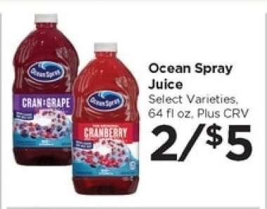 Ocean Spray Juice