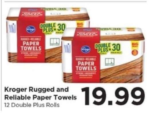 Kroger Rugged and Reliable Paper Towels