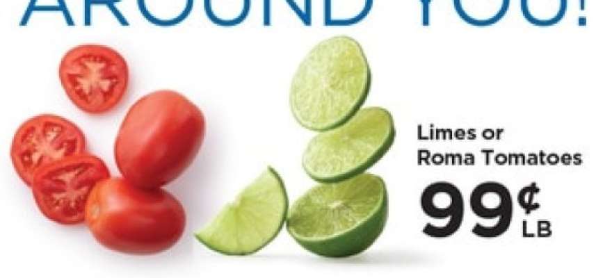 Limes or Roma Tomatoes