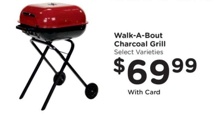 Walk-A-Bout Charcoal Grill