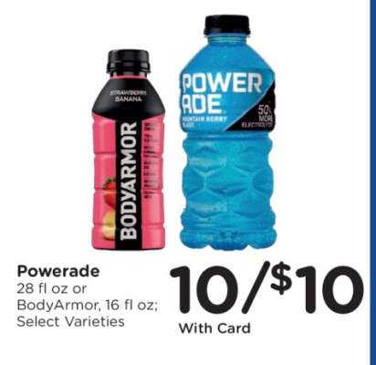 Powerade or Bodyarmor
