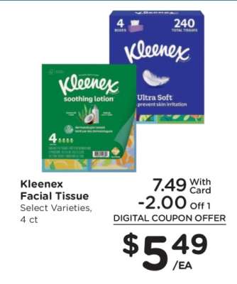 Kleenex Facial Tissue