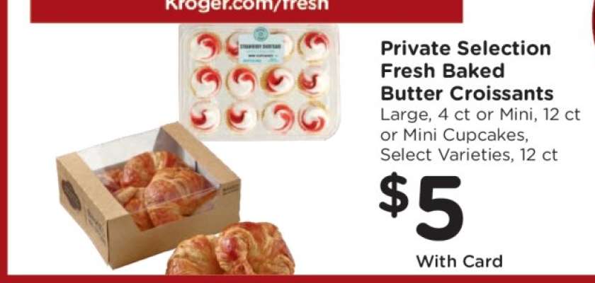 Private Selection Fresh Baked Butter Croissants
