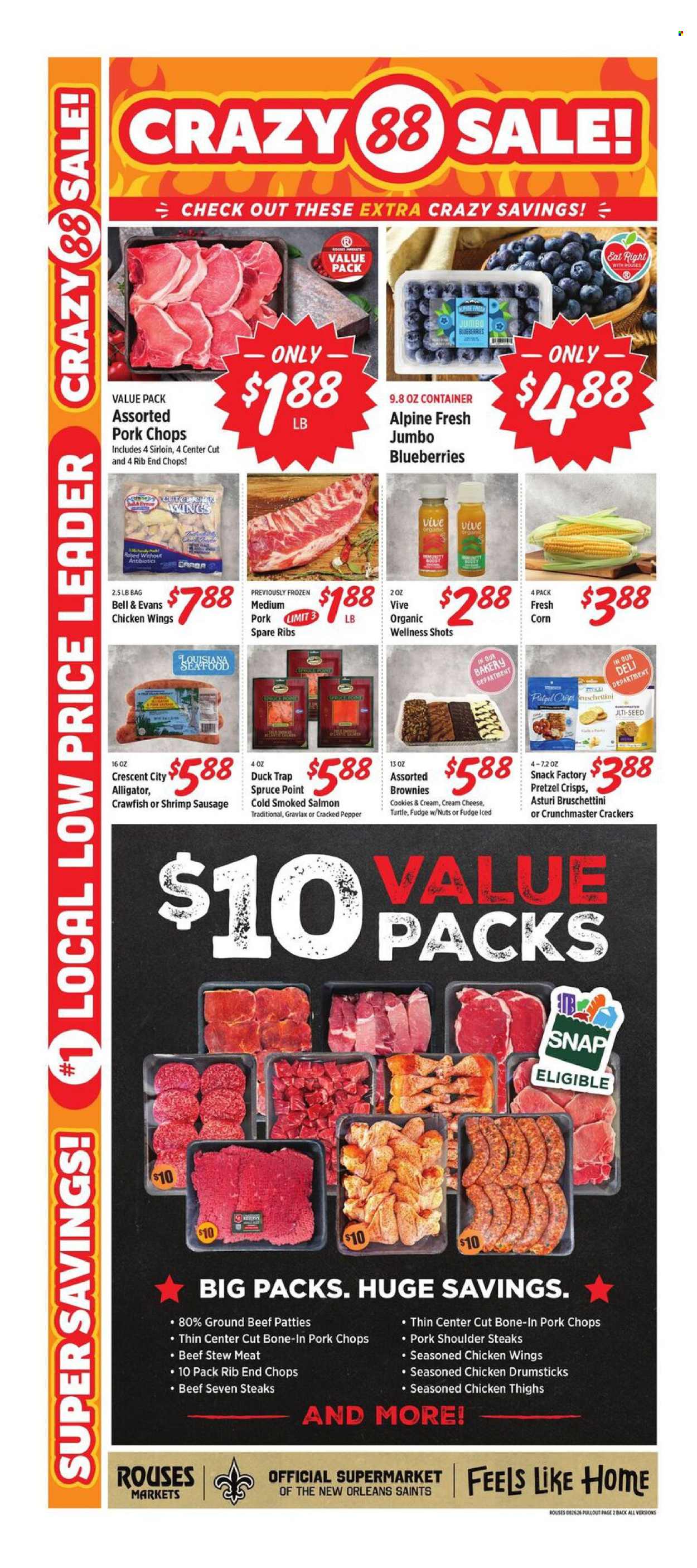 Rouses Markets ad - 08/26/2026 - 09/02/2026. Page 4