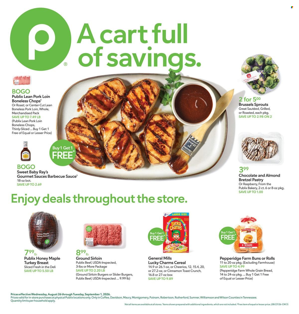Publix ad - 08/26/2026 - 09/01/2026. Page 1