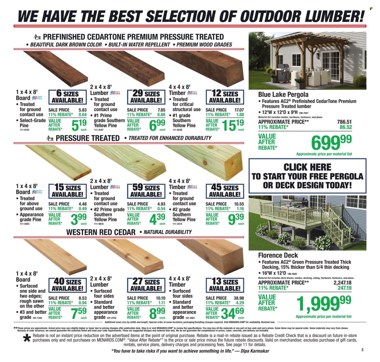 Menards ad - 08/27/2026 - 09/07/2026. Page 4