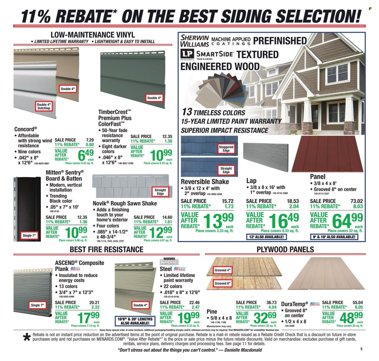 Menards ad - 08/27/2026 - 09/07/2026. Page 7
