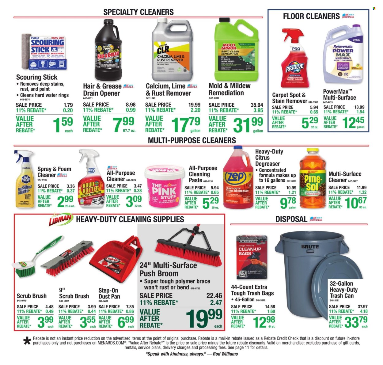 Menards ad - 08/27/2026 - 09/07/2026. Page 19