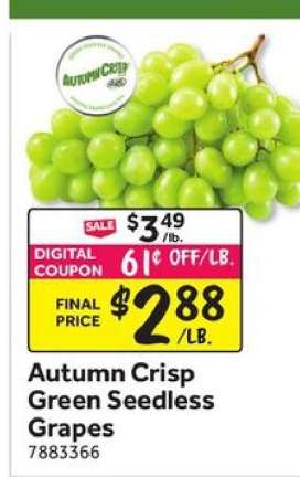 Autumn Crisp Green Seedless Grapes