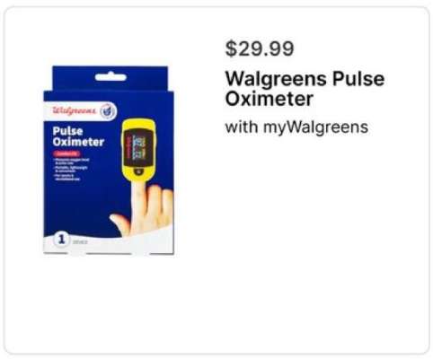 Walgreens Pulse Oximeter