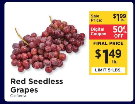 Red Seedless Grapes