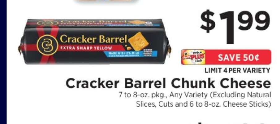 Cracker Barrel Chunk Cheese