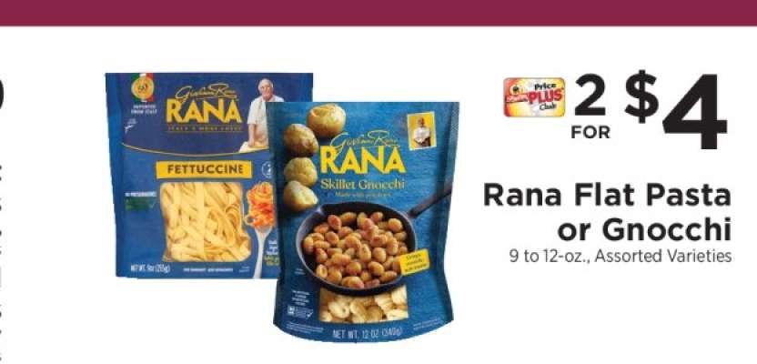 Rana Flat Pasta or Gnocchi