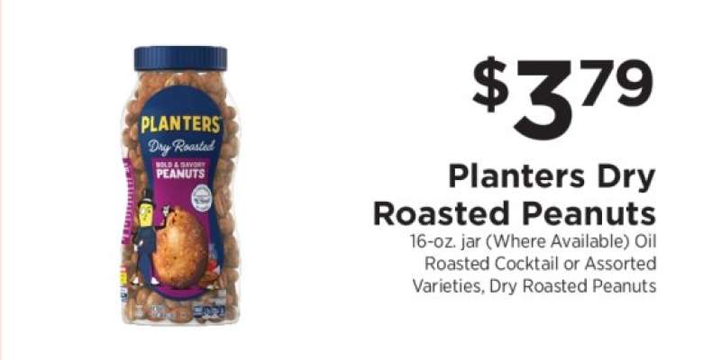 Planters Dry Roasted Peanuts
