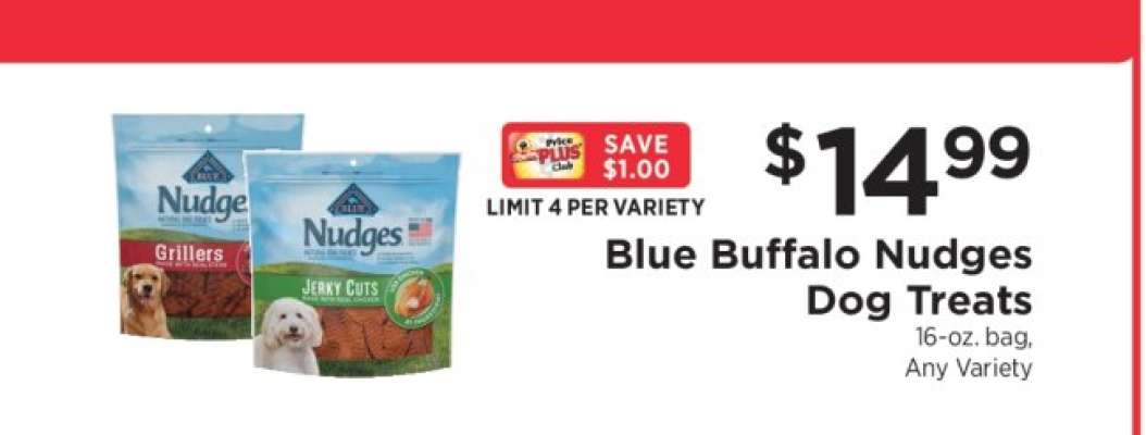 Blue Buffalo Nudges Dog Treats
