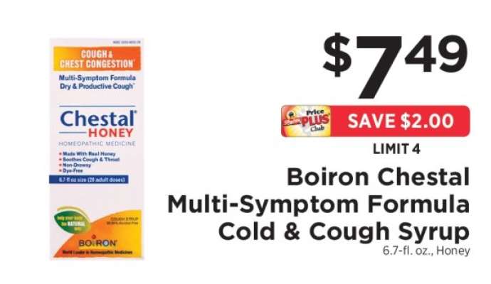 Boiron Chestal Multi-Symptom Formula Cold & Cough Syrup