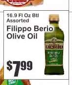 Filippo Berio Olive Oil