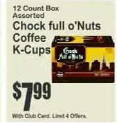 Chock full o'Nuts Coffee K-Cups