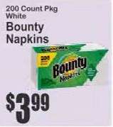 Bounty Napkins