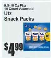 Utz Snack Packs