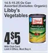 Libby's Vegetables