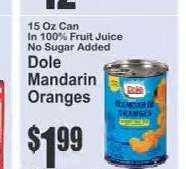Dole Mandarin Oranges