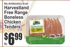 Harvestland Free Range Boneless Chicken Tenders