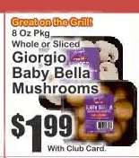 Giorgio Baby Bella Mushrooms