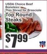 Top Round Steaks