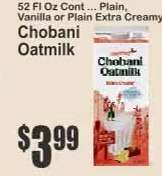 Chobani Oatmilk