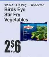 Birds Eye Stir Fry Vegetables