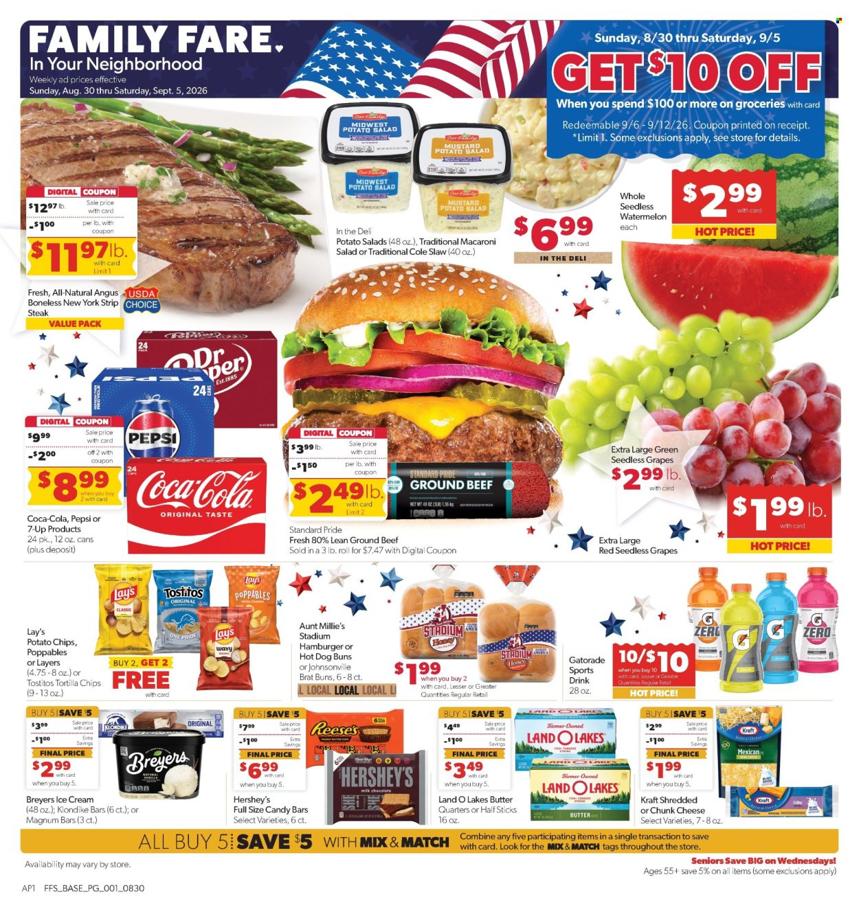 Family Fare ad - 08/30/2026 - 09/05/2026. Page 1