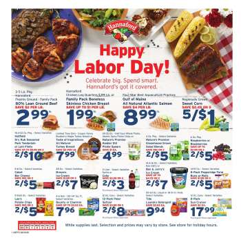 Hannaford Flyer - 08/30/2026 - 09/05/2026.