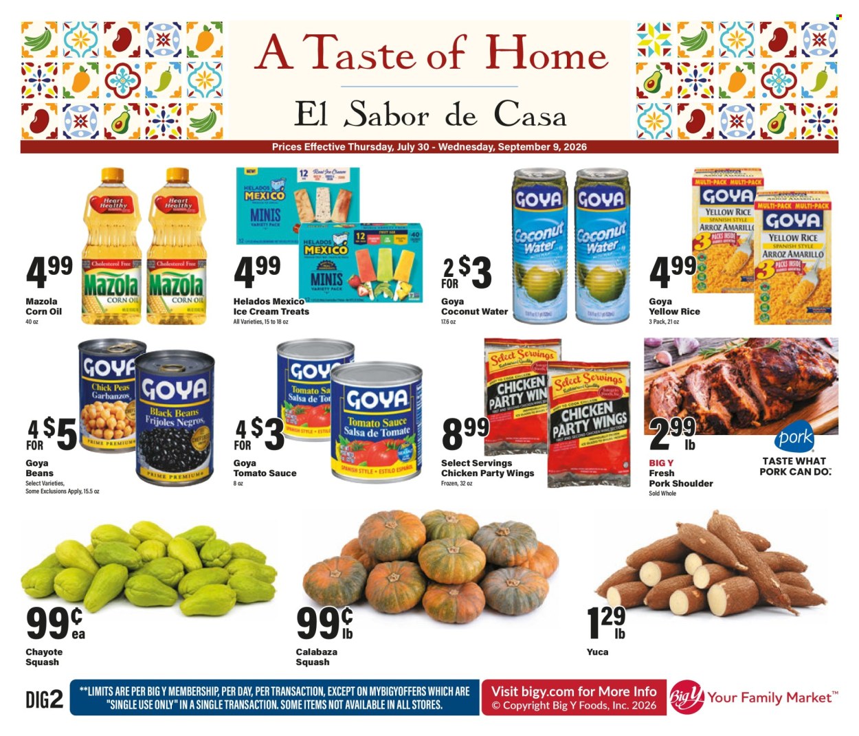 Big Y ad - 07/30/2026 - 09/09/2026. Page 1